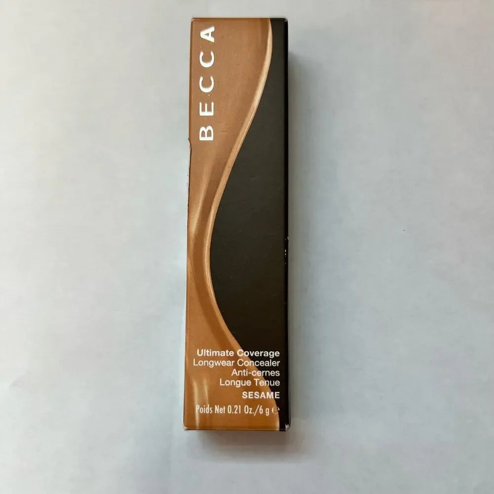 NEW BECCA ULTIMATE COVERAGE LONGWEAR CONCEALER in Sesame full coverage blurring